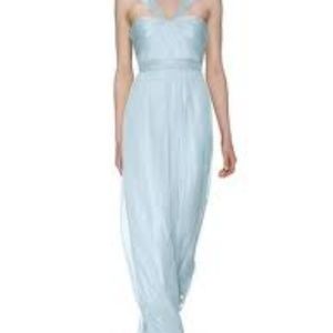 Amsale G878C Ice Bridesmaids Dress